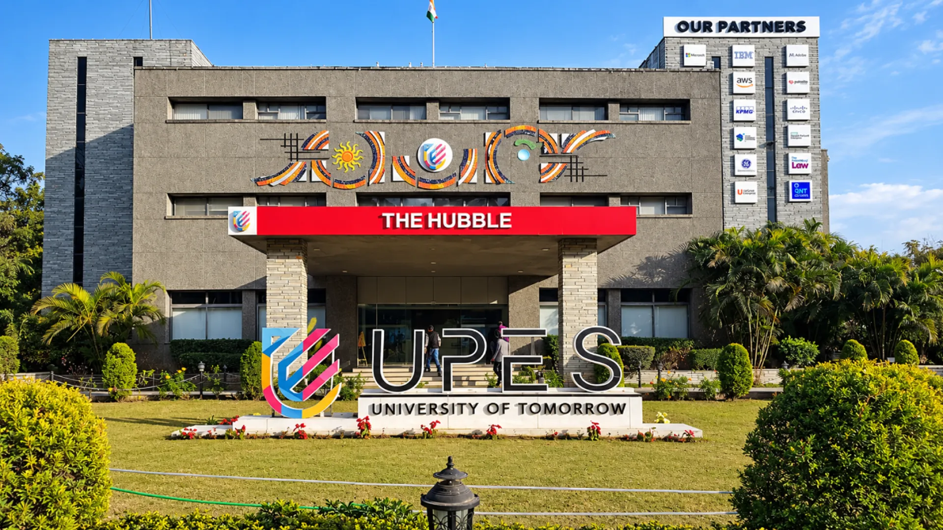 The Hubble building at the UPES Dehradun campus